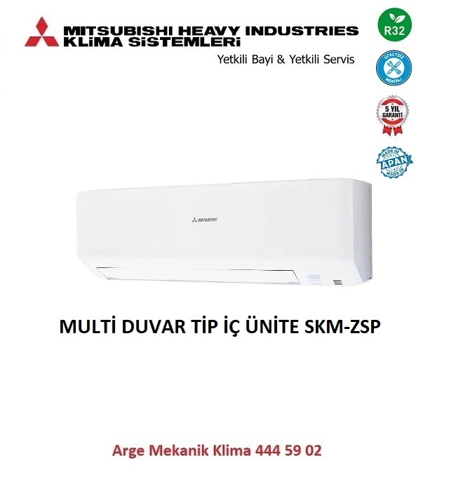 Mitsubishi Multi Klima Duvar Tip İç Ünite SKM20ZSP-W 7000 Btu
