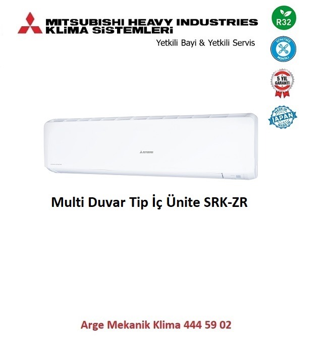 Mitsubishi Multi Klima Duvar Tip İç Ünite SRK71ZR-W 24000 Btu
