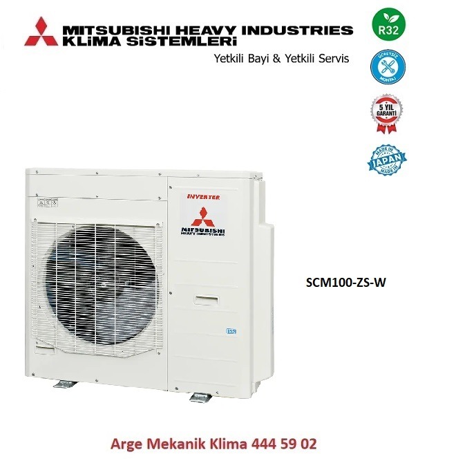 Mitsubishi Multi Klima Dış Ünite SCM100 Max Soğ 39238 Btu
