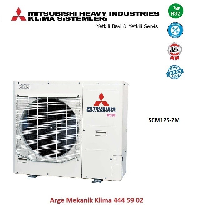 Mitsubishi Multi Klima Dış Ünite SCM125 Max Soğ 47768 Btu