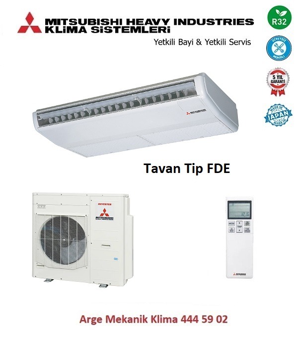 Mitsubishi Tavan Tipi Klima FDE125VNA 48000 Btu