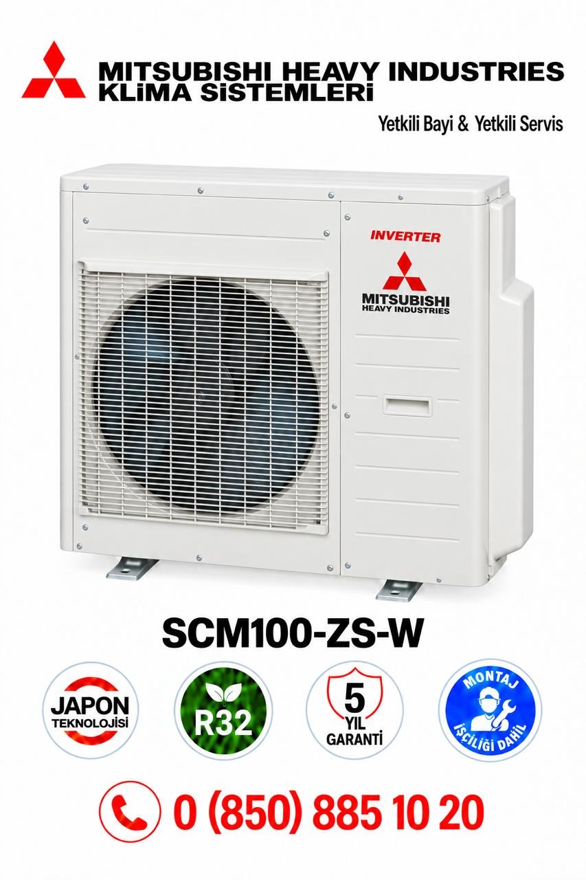 Mitsubishi Multi Klima Dış Ünite SCM100 Max Soğ 39238 Btu