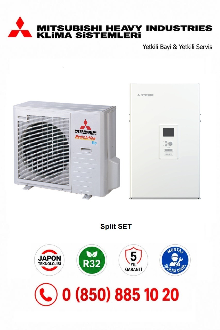 Mitsubishi Hydrolution Split Isı Pompası 8 Kw/h