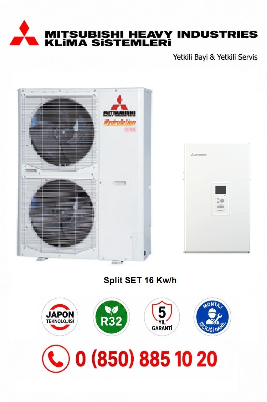 Mitsubishi Hydrolution Split Isı Pompası 16 Kw/h