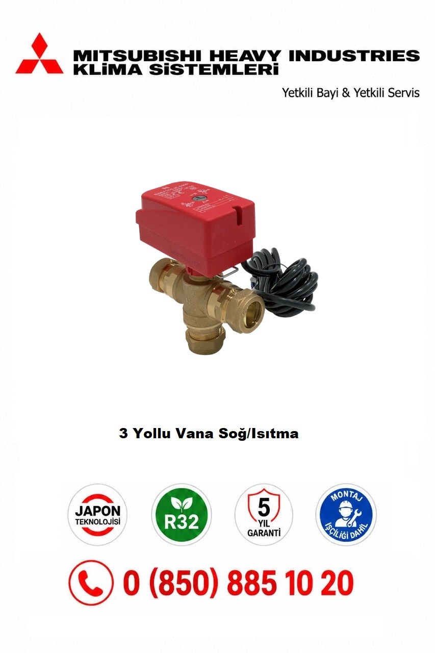 3 YOLLU SOĞUTMA/ISITMA SEÇİM VANASI