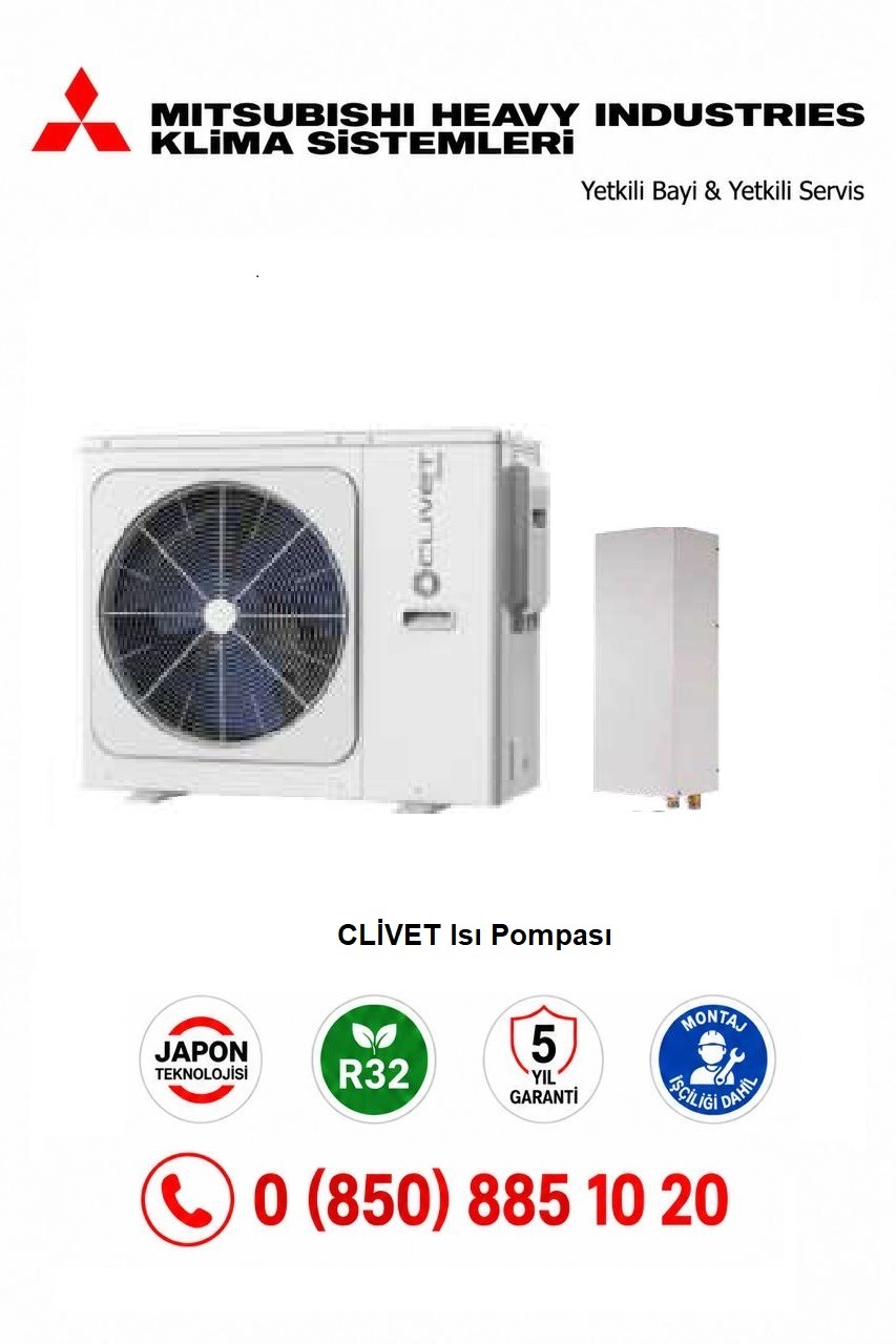 Clivet Isı Pompası Monoblock 12 Kw