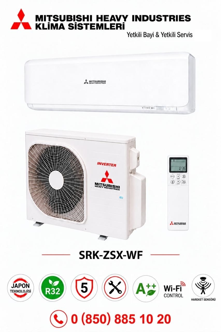 Mitsubishi SRK50ZSX-WF 18000 Btu Diamond Serisi Klima A++
