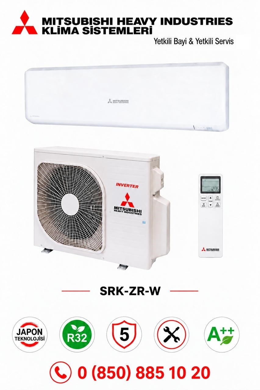 Mitsubishi SRK71ZR-W 24000 Btu Diamond Profesyonel A++