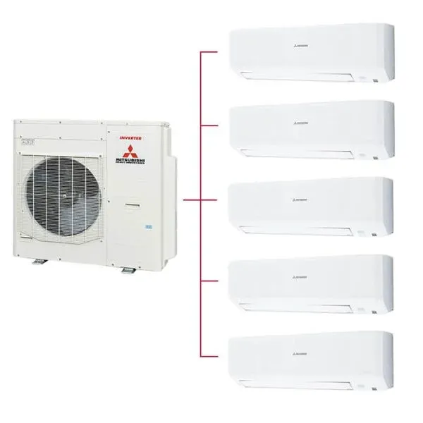 Mitsubishi Multi Klima 5'li (5 Oda)4x9000+12000 Btu