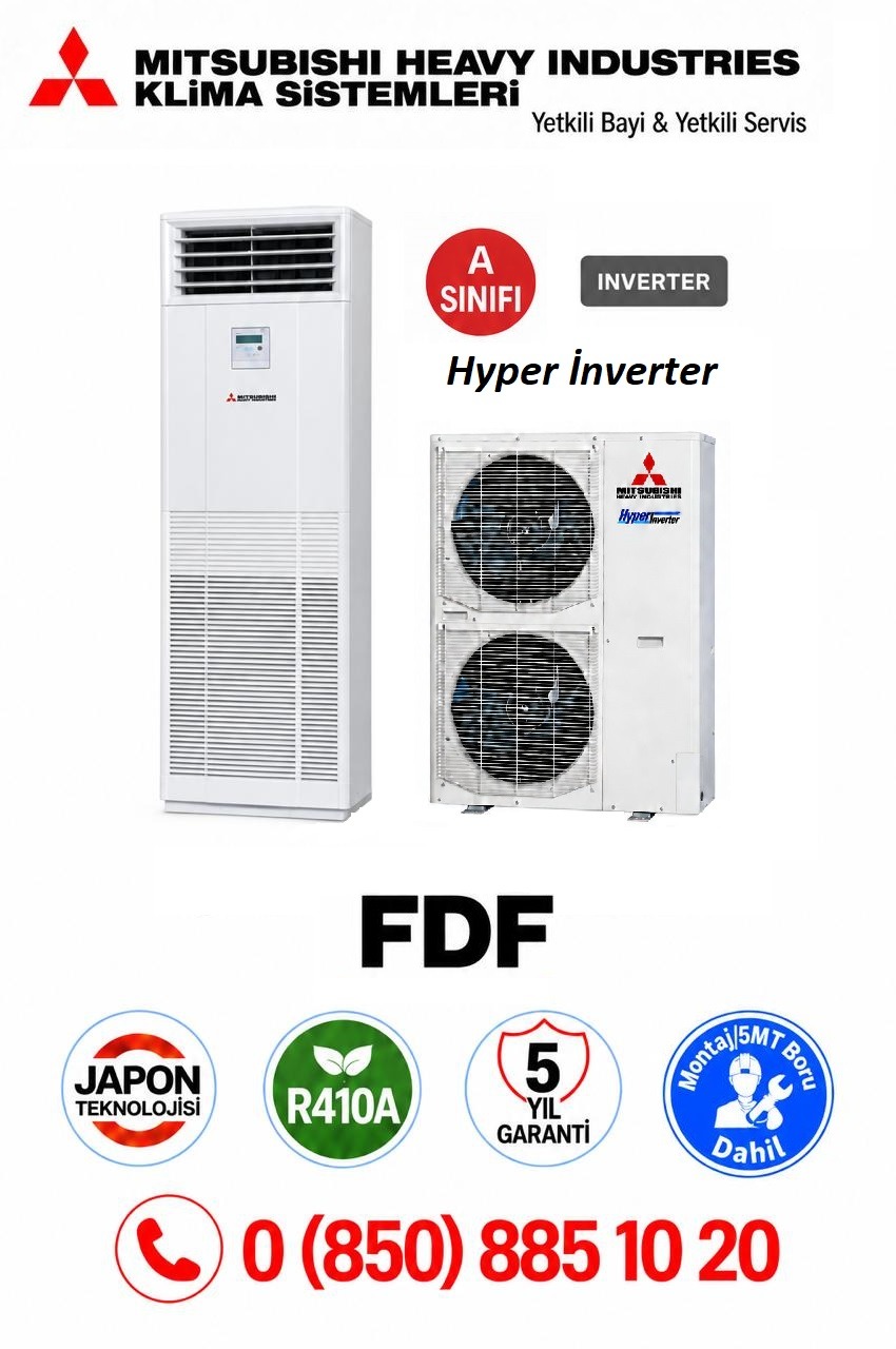 Mitsubishi Salon Tipi Klima FDF125VNX 48000 Btu