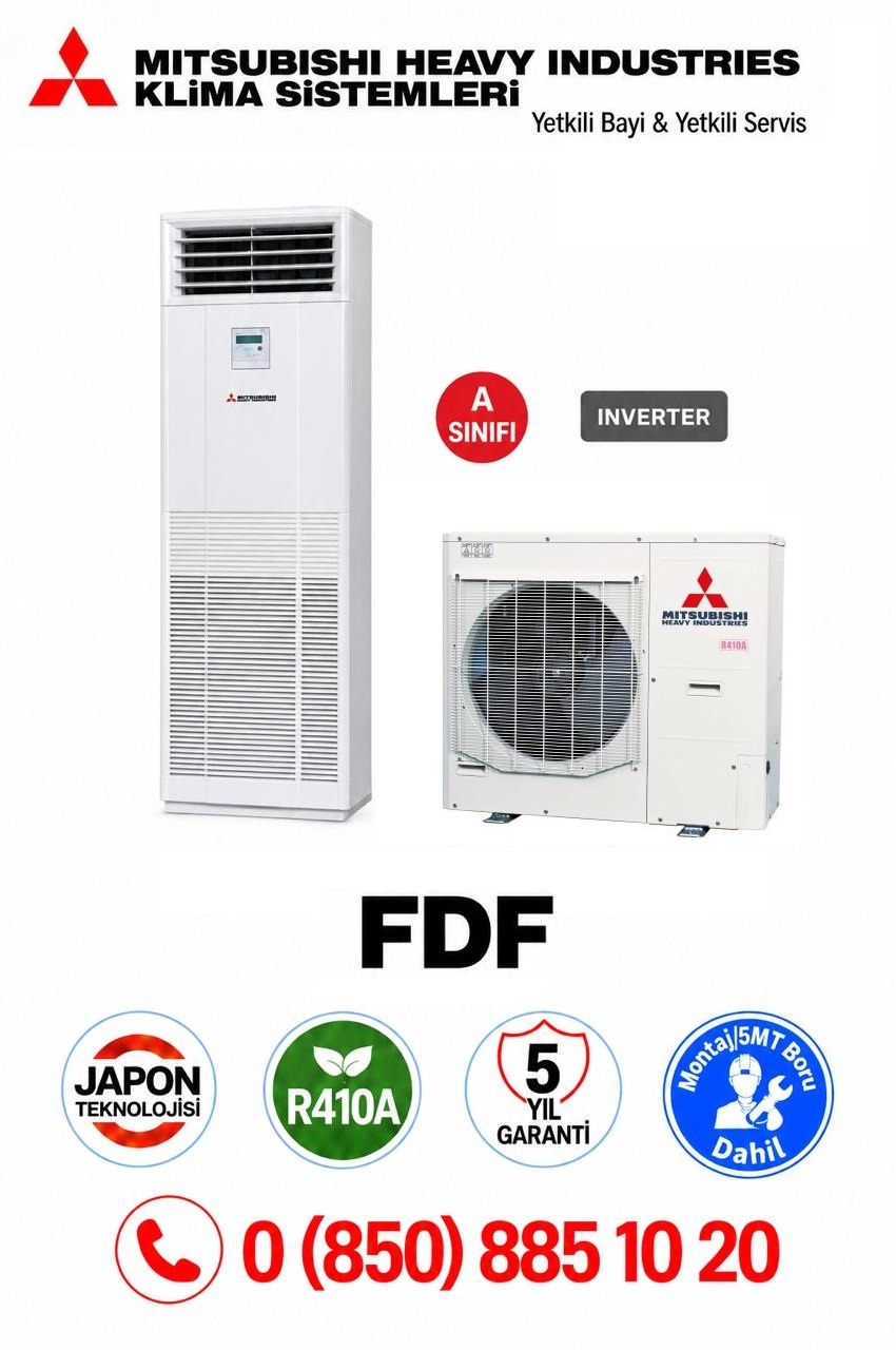 Mitsubishi Salon Tipi Klima FDF71VNP 24000 Btu