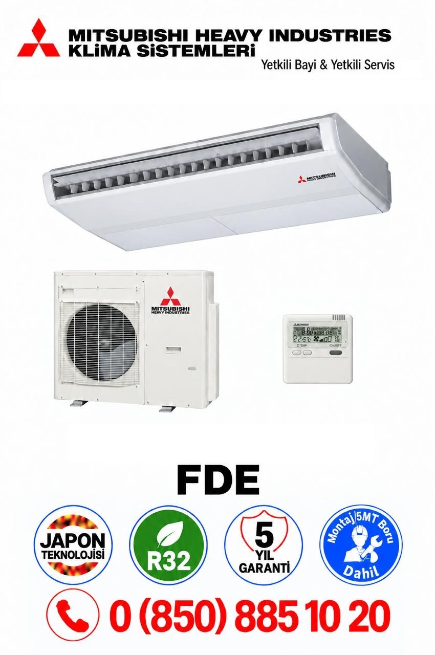 Mitsubishi Tavan Tipi Klima FDE100VNP 34000 Btu