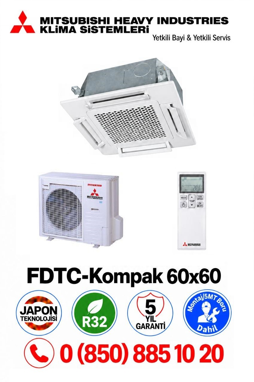 Mitsubishi Kaset Tipi Klima FDTC50ZSX 18000 Btu