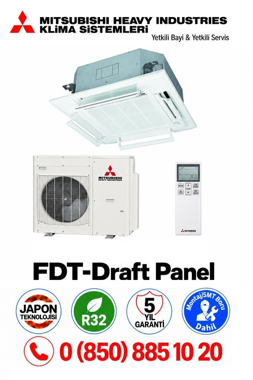 Mitsubishi Kaset Tipi Klima FDT100VNA 38000 Btu