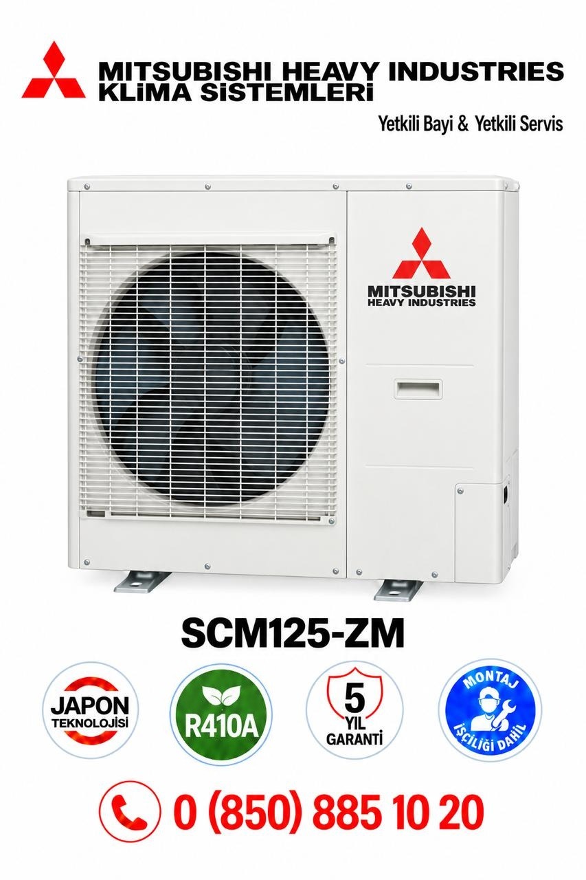 Mitsubishi Multi Klima Dış Ünite SCM125 Max Soğ 47768 Btu