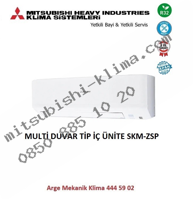 Mitsubishi Multi Klima Duvar Tip İç Ünite SKM35ZSP-W 12000 Btu