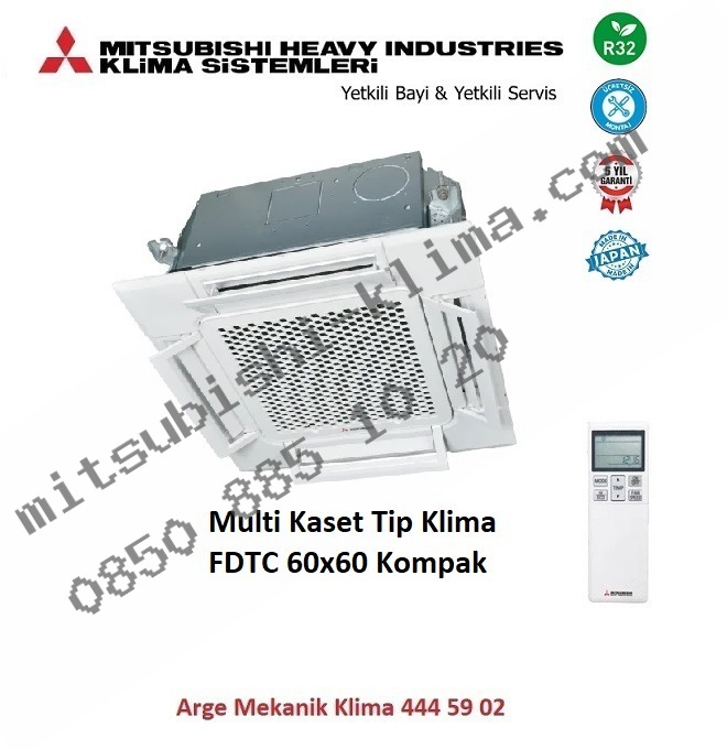 Mitsubishi Multi Klima Kaset Tip İç Ünite FDTC50VH1 18000 Btu