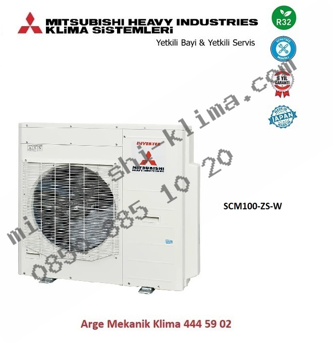 Mitsubishi Multi Klima Dış Ünite SCM100 Max Soğ 39238 Btu
