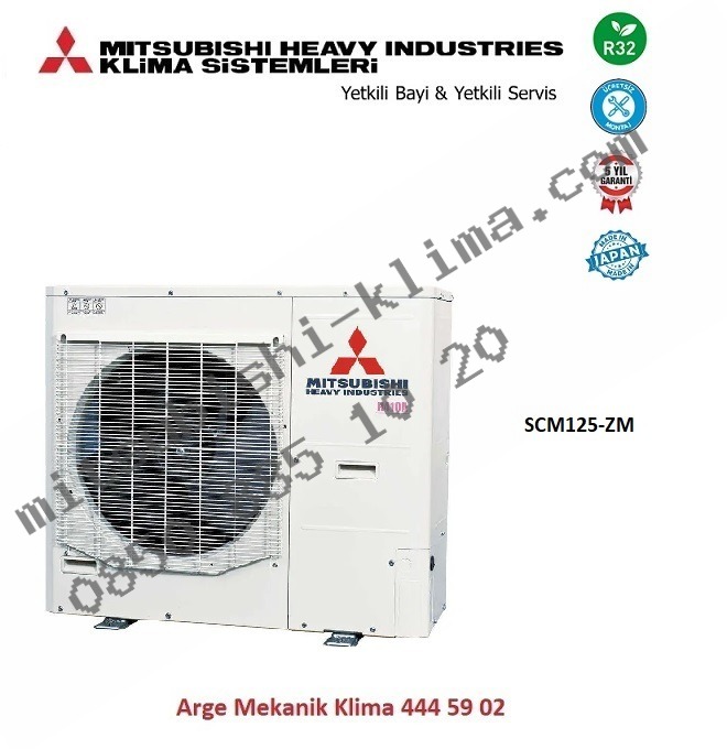 Mitsubishi Multi Klima Dış Ünite SCM125 Max Soğ 47768 Btu