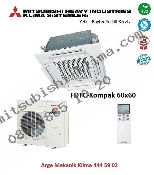 Mitsubishi Kaset Tipi Klima FDTC50ZSX 18000 Btu
