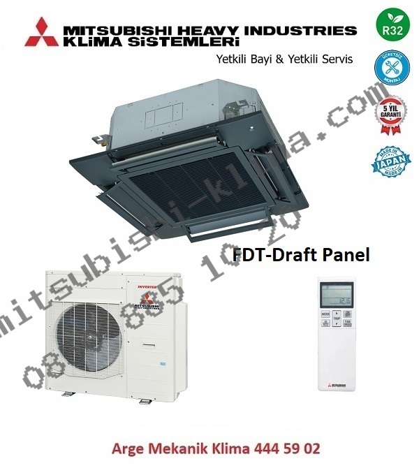 Mitsubishi Kaset Tipi Klima FDT125VNA Siyah 48000 Btu