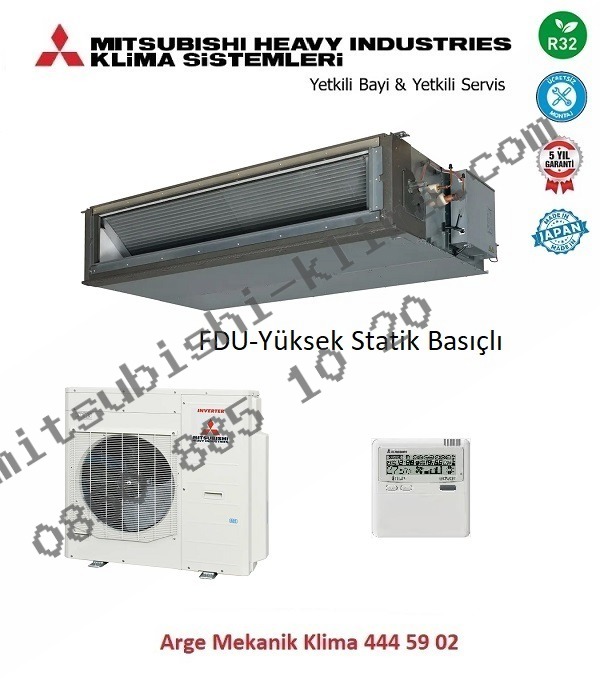 Mitsubishi Kanal Tipi Klima FDU200VSA (YSB) 76500 Btu