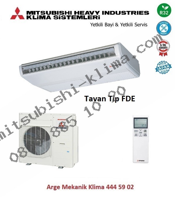 Mitsubishi Tavan Tipi Klima FDE125VNA 48000 Btu