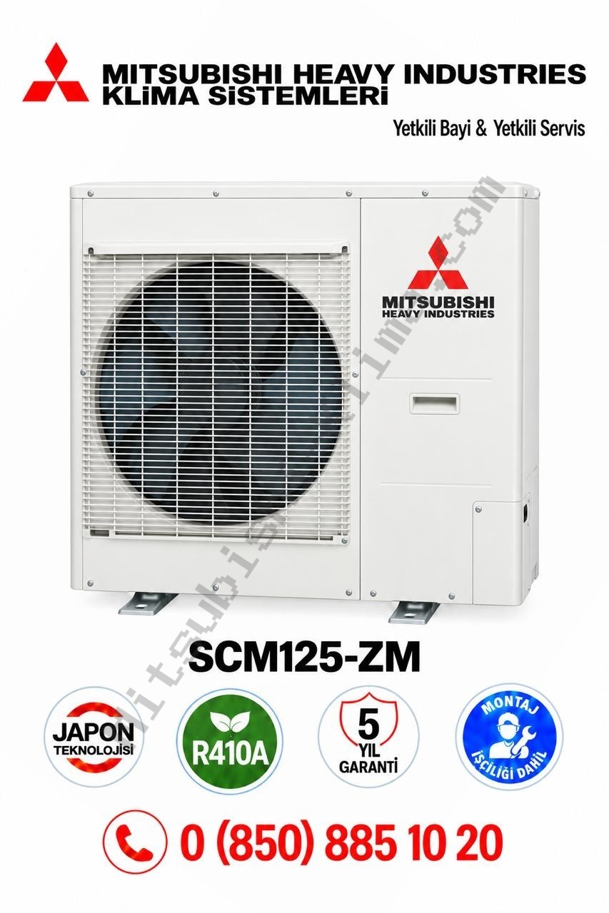 Mitsubishi Multi Klima Dış Ünite SCM125 Max Soğ 47768 Btu